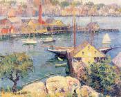 乔治 洛夫特斯 诺伊斯 : The Yellow Shed from Banner Hill